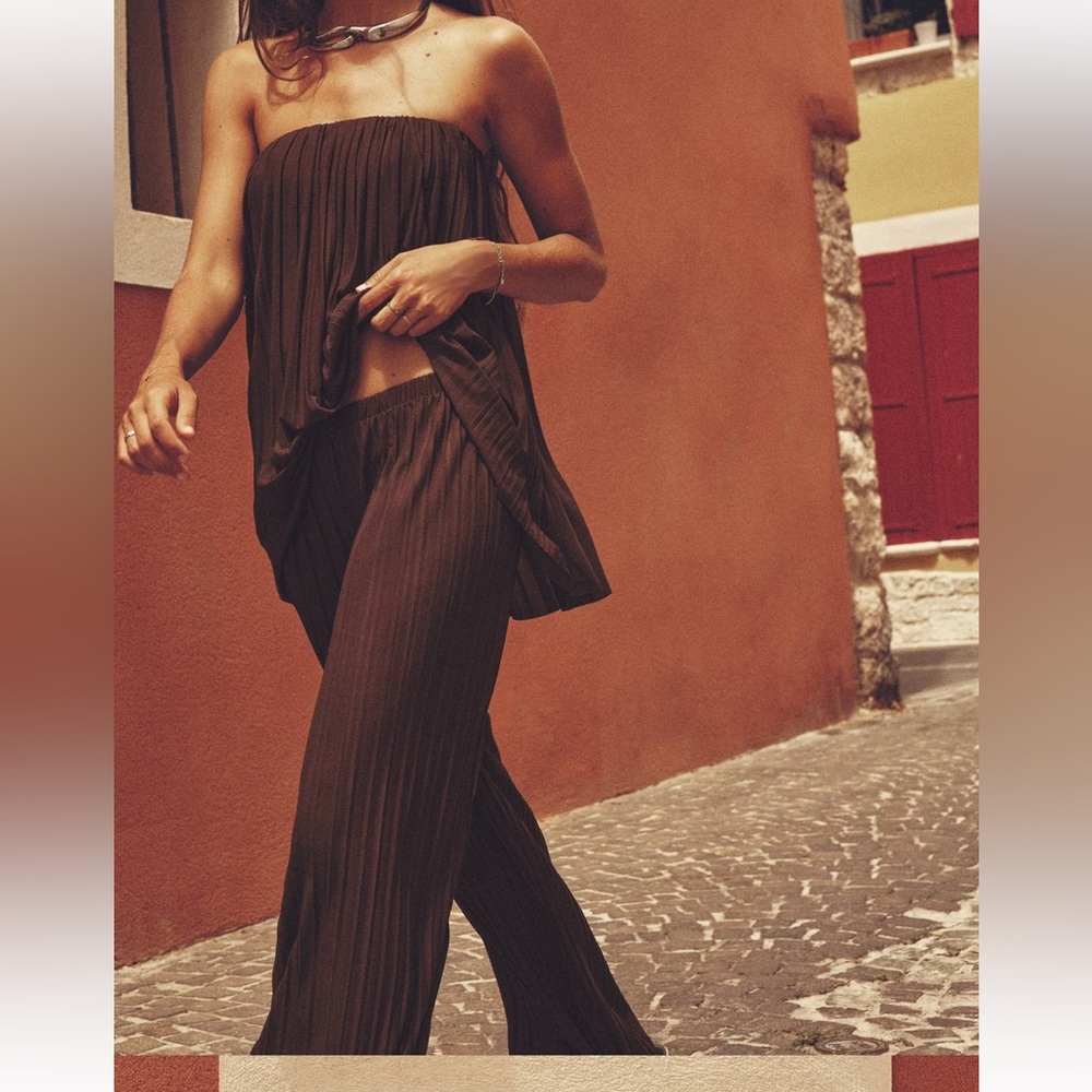 Pleated Zara set